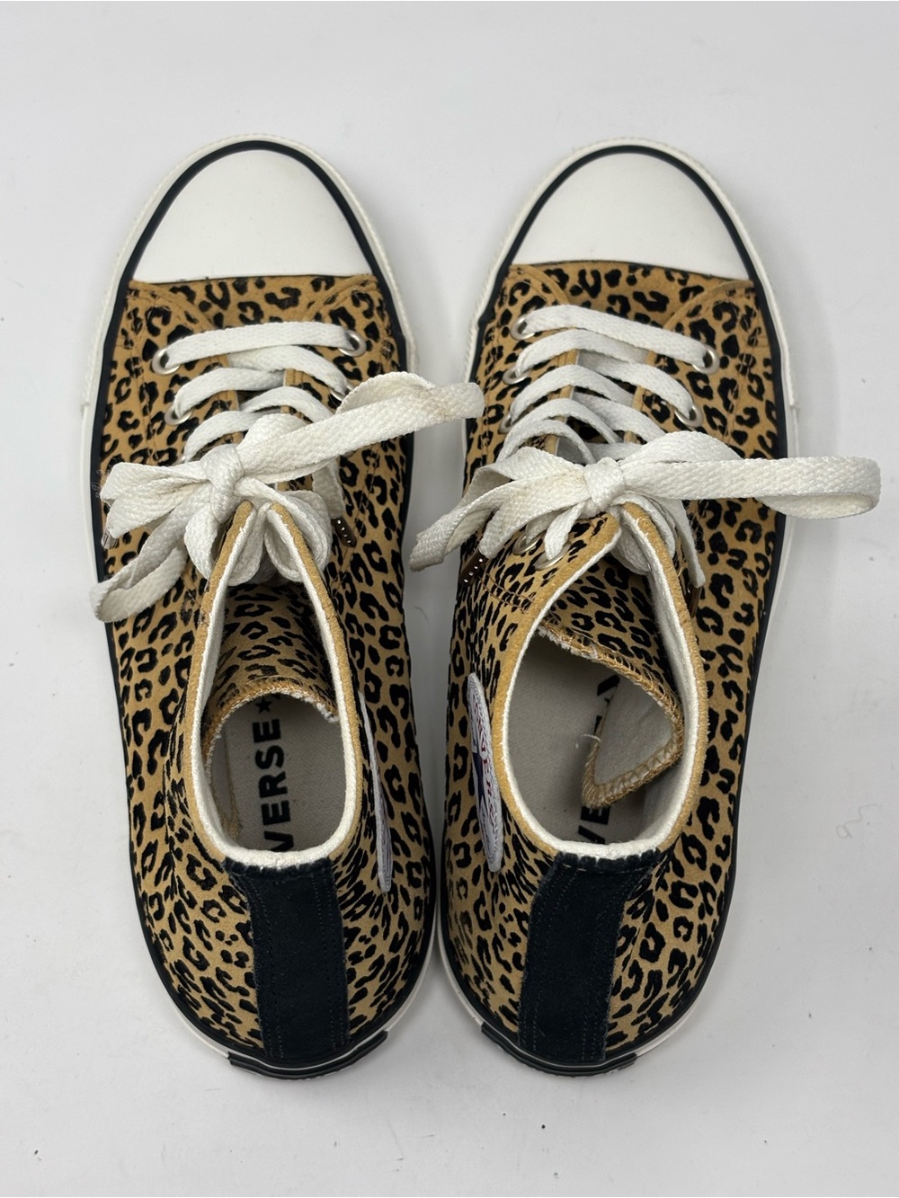 Converse Chuck Taylor All Star lift platform leopard sneakers size women’s 9 - Picture 5 of 14
